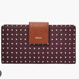 Fossil Women's Wallet in Brown and Purple